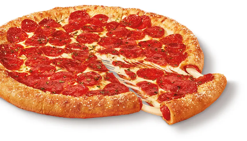 little caesars Pepperoni & Cheese Stuffed Crust